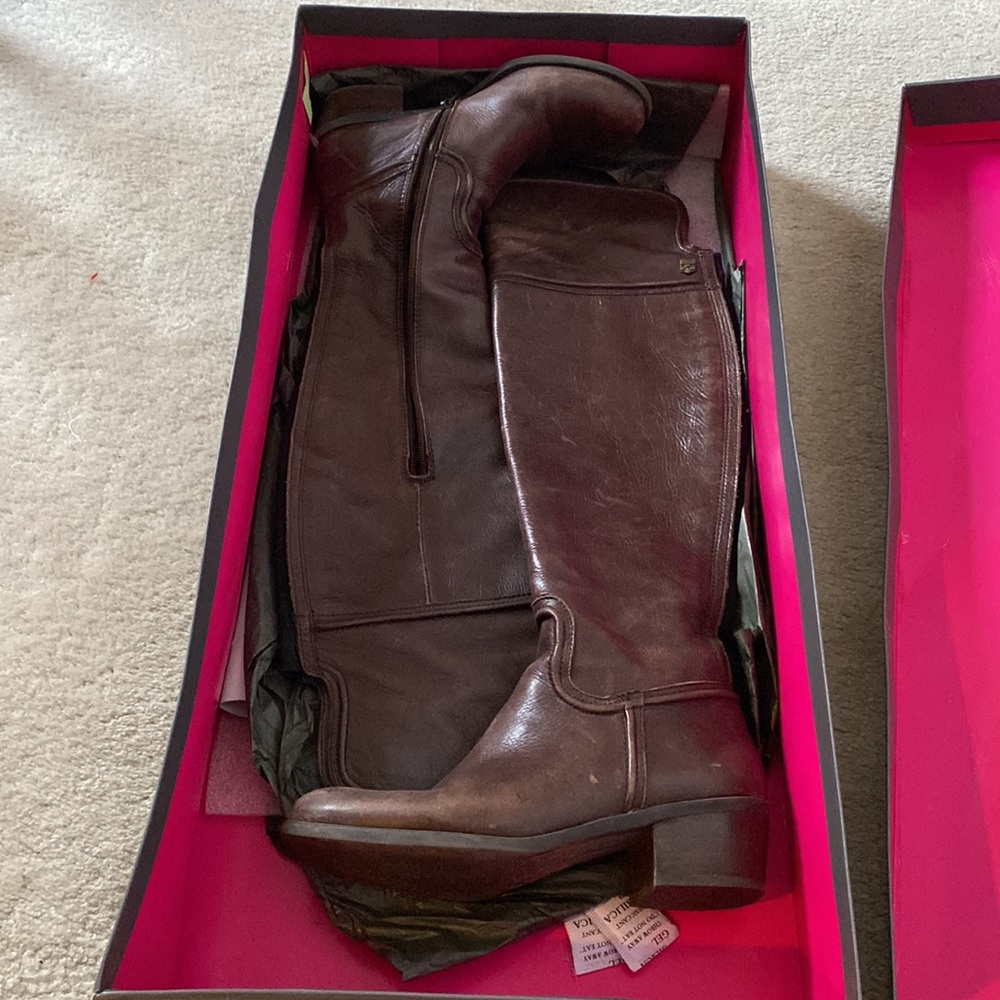 Vince Camuto - Burly Brown Baldwin Riding Boot
